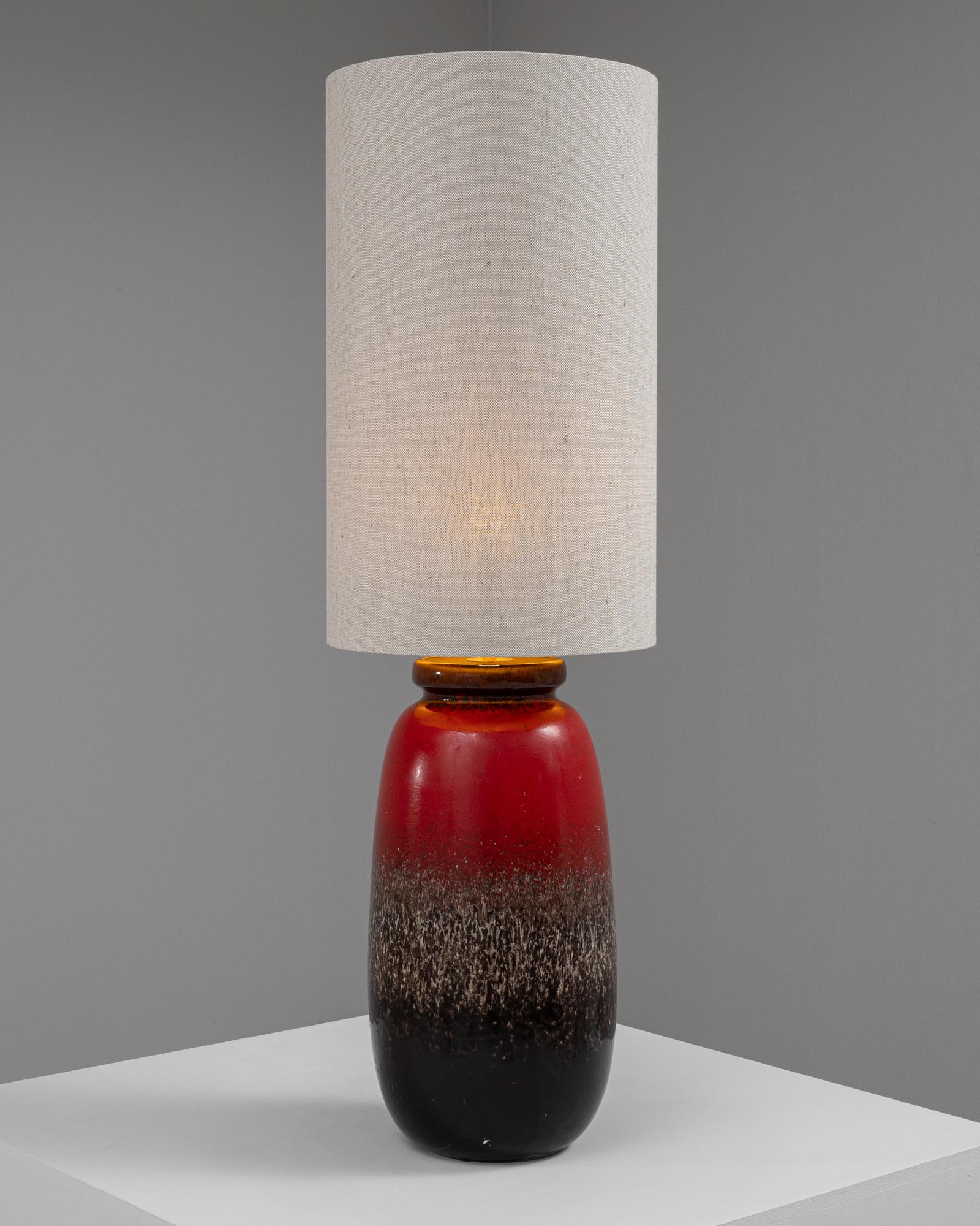 Lampe de table en céramique allemande du 20e siècle en vente 1