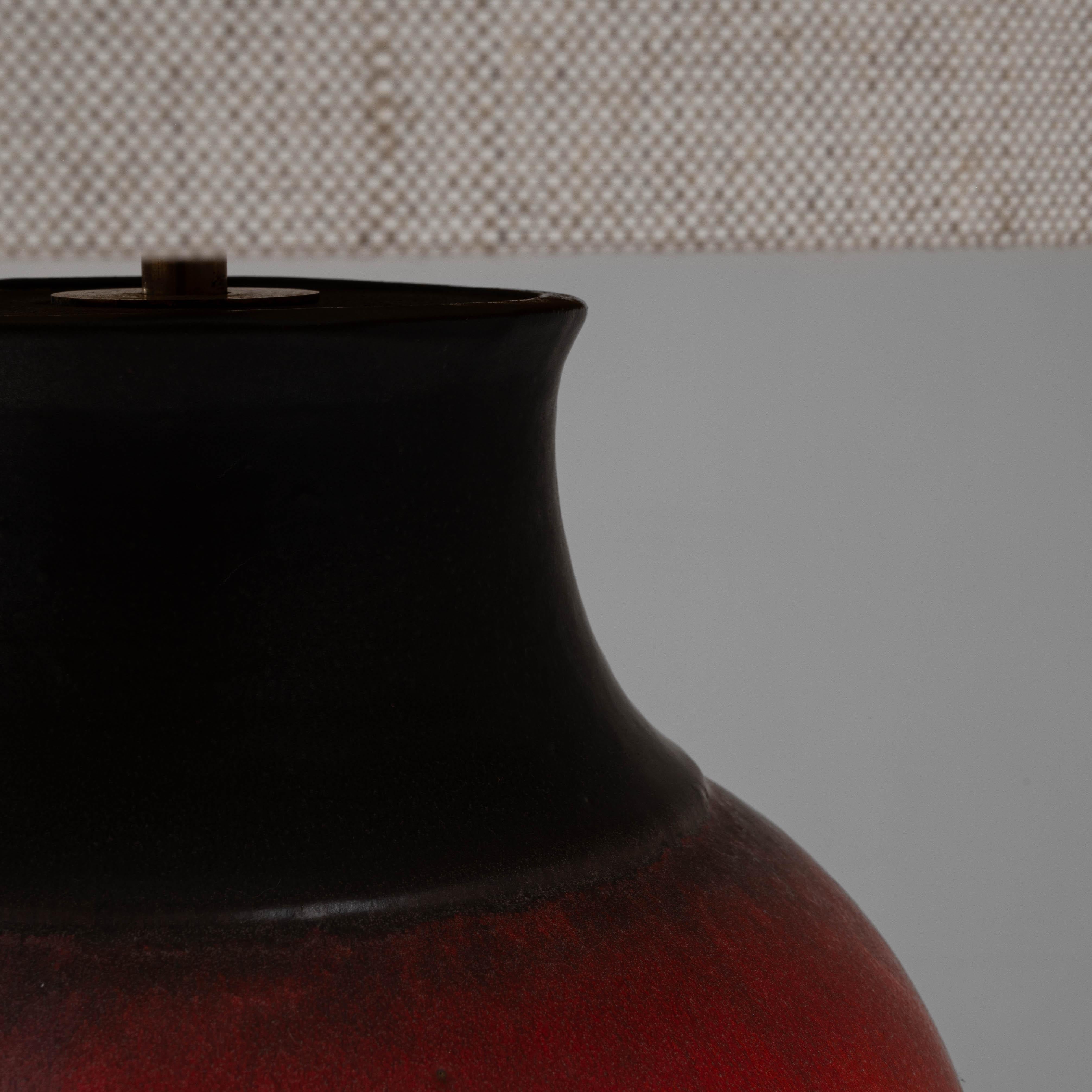 Lampe de table en céramique allemande du 20e siècle en vente 1