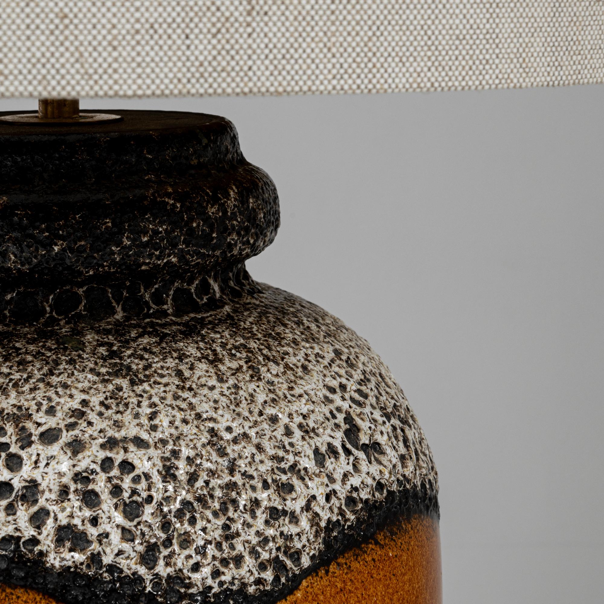 Lampe de table en céramique allemande du 20e siècle en vente 1