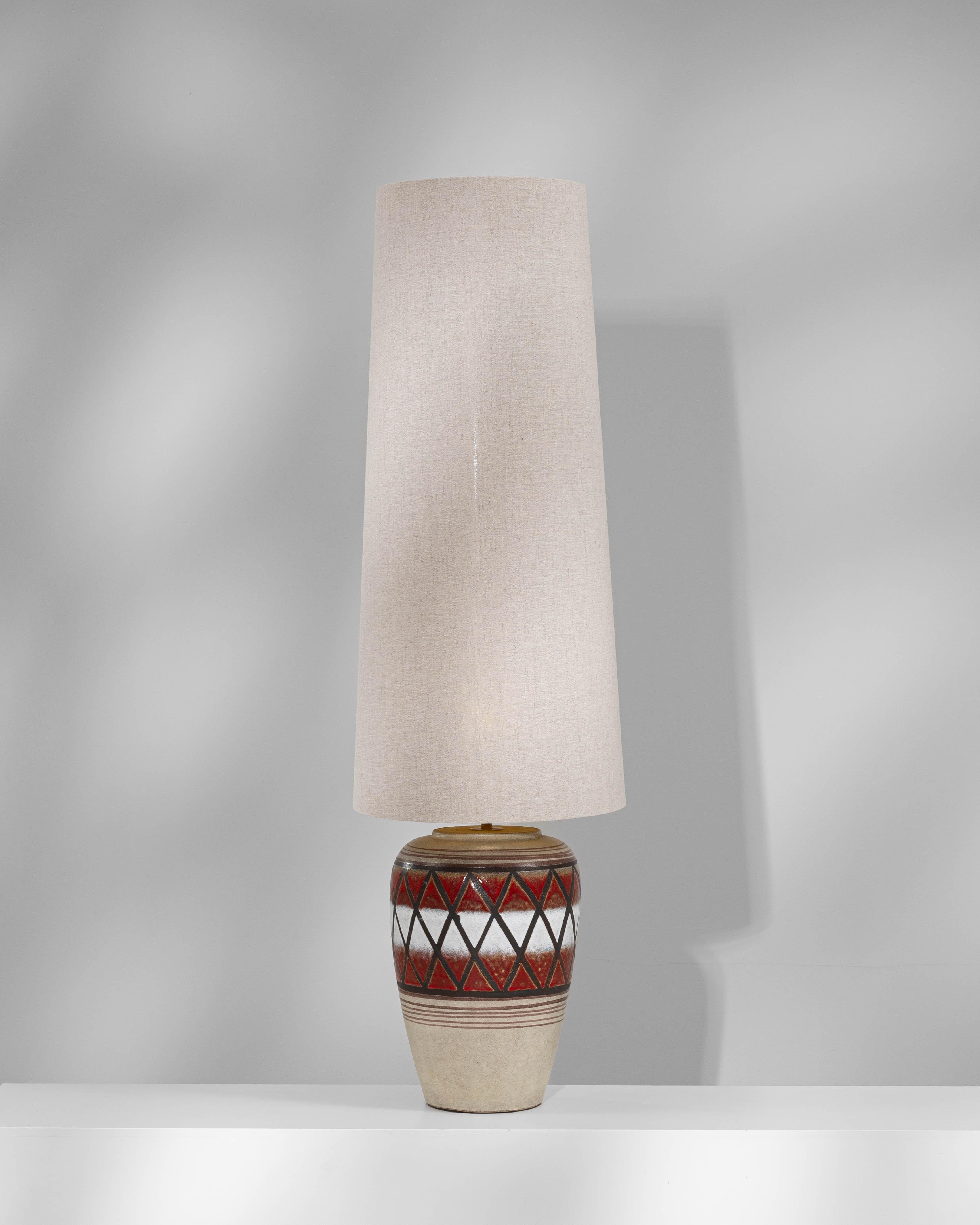 Lámpara de mesa de cerámica alemana del siglo XX en venta 2