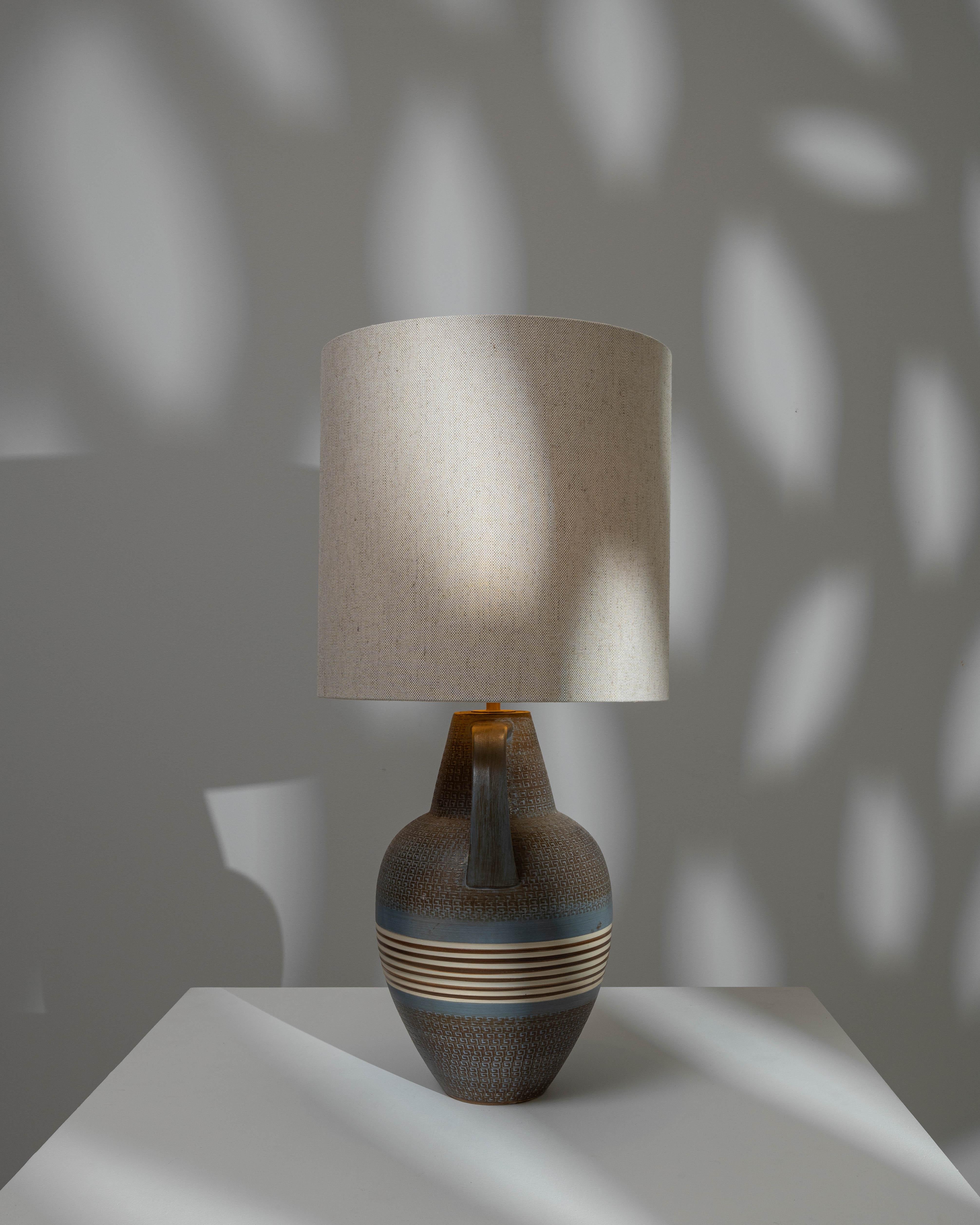 20th Century German Ceramic Table Lamp For Sale 5