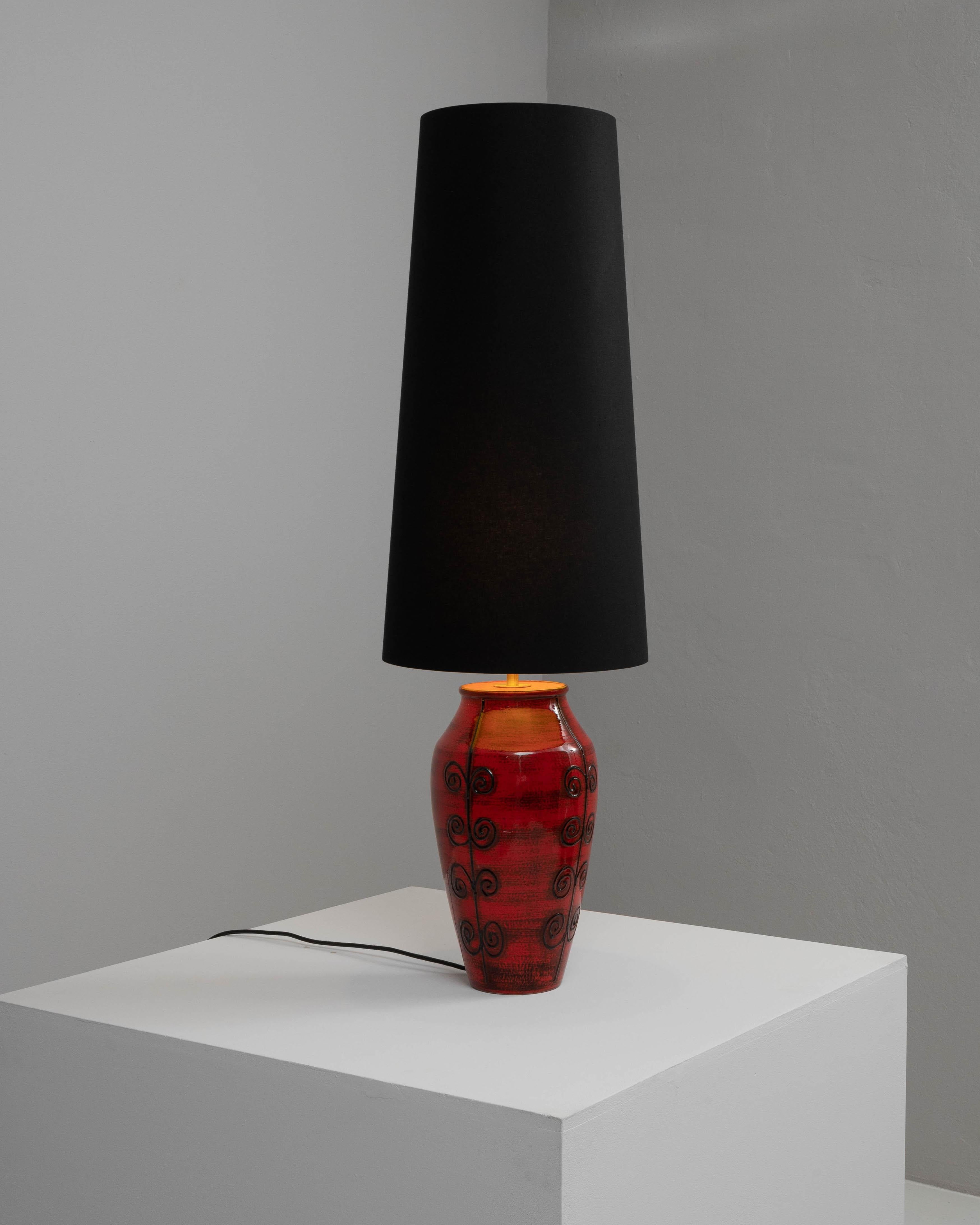 Lampe de table en céramique allemande du 20e siècle en vente 3