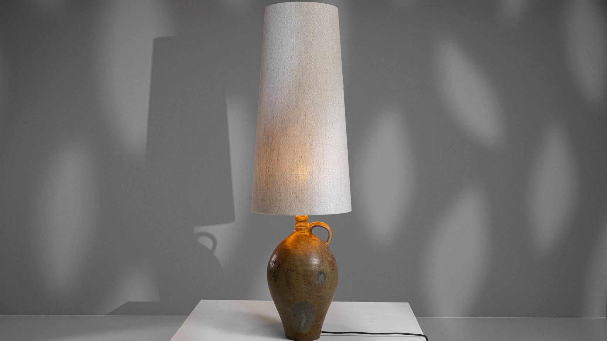 Lampe de table en céramique allemande du 20e siècle en vente 3