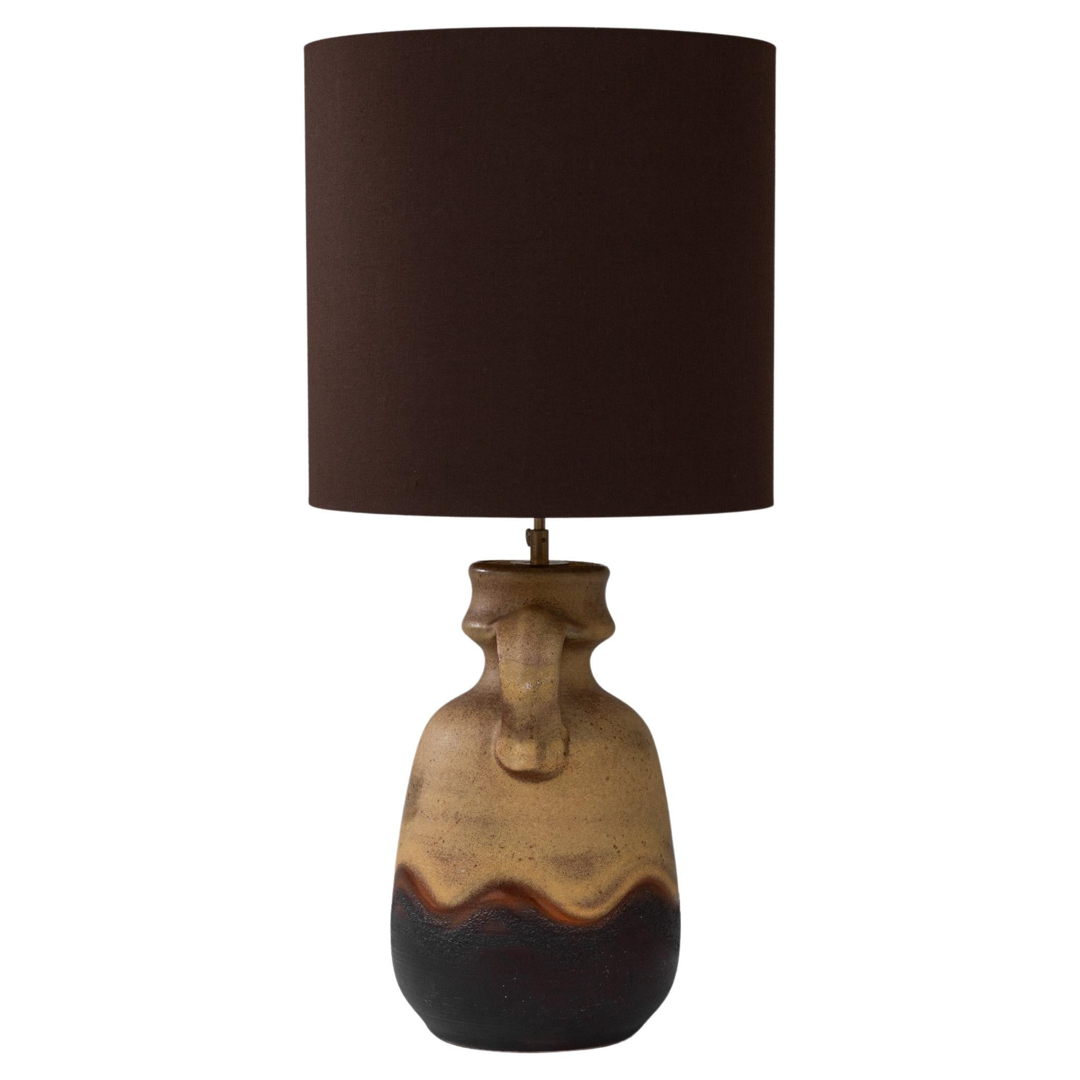 Lampe de table en céramique allemande du 20e siècle