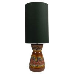 Vintage 20th Century German Ceramic Table Lamp