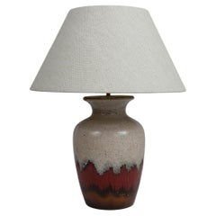 20th Century German Ceramic Table Lamp