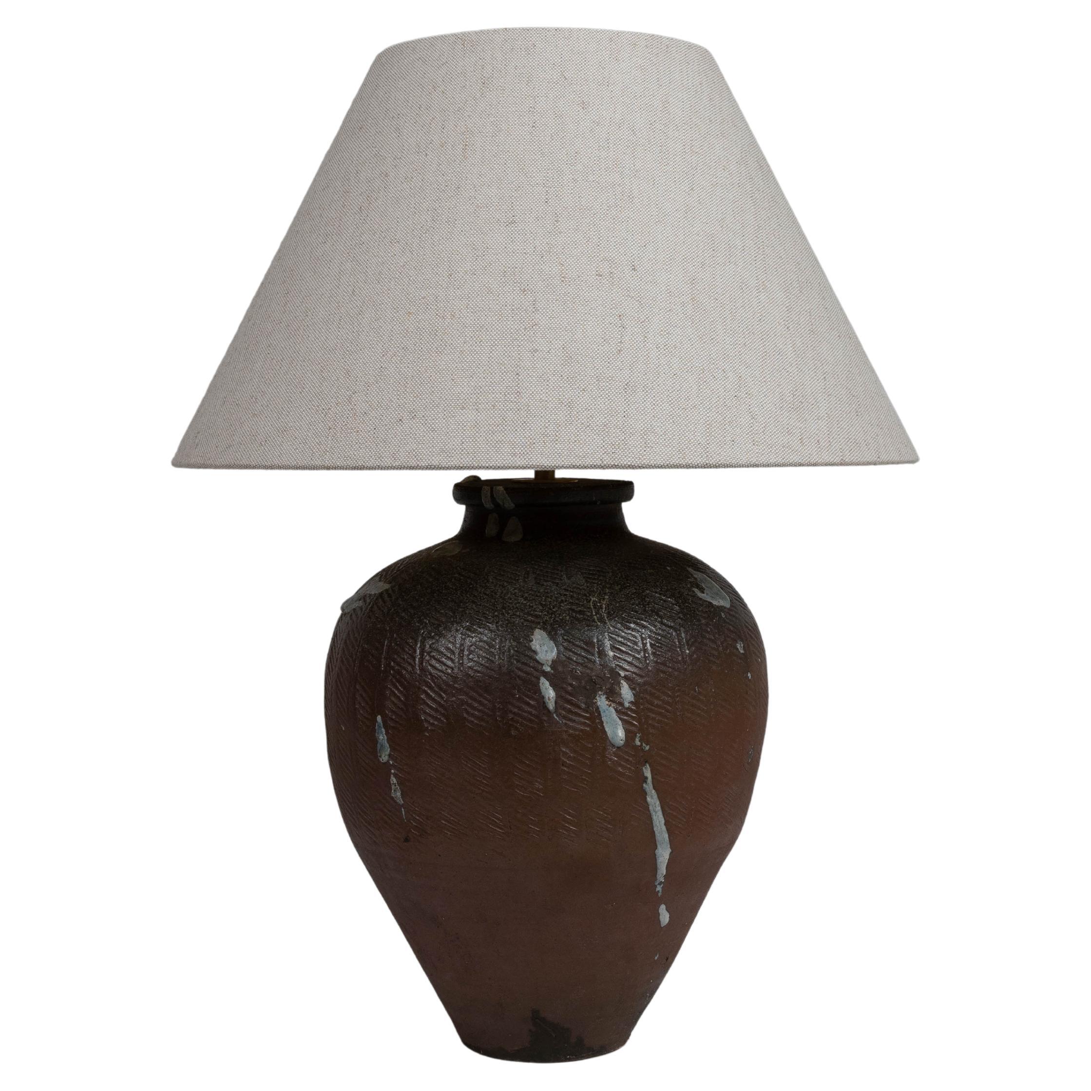 20th Century German Ceramic Table Lamp For Sale