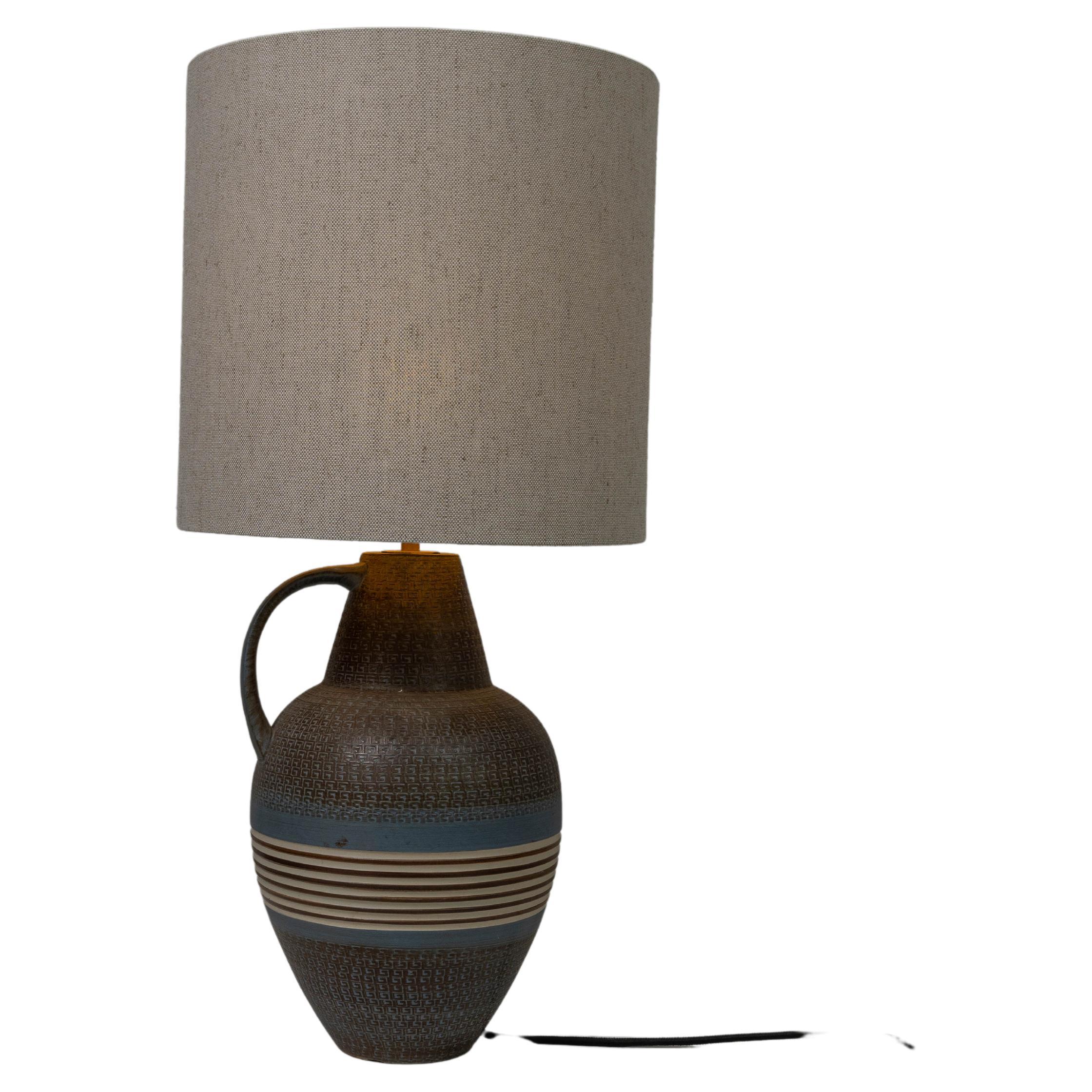 20th Century German Ceramic Table Lamp