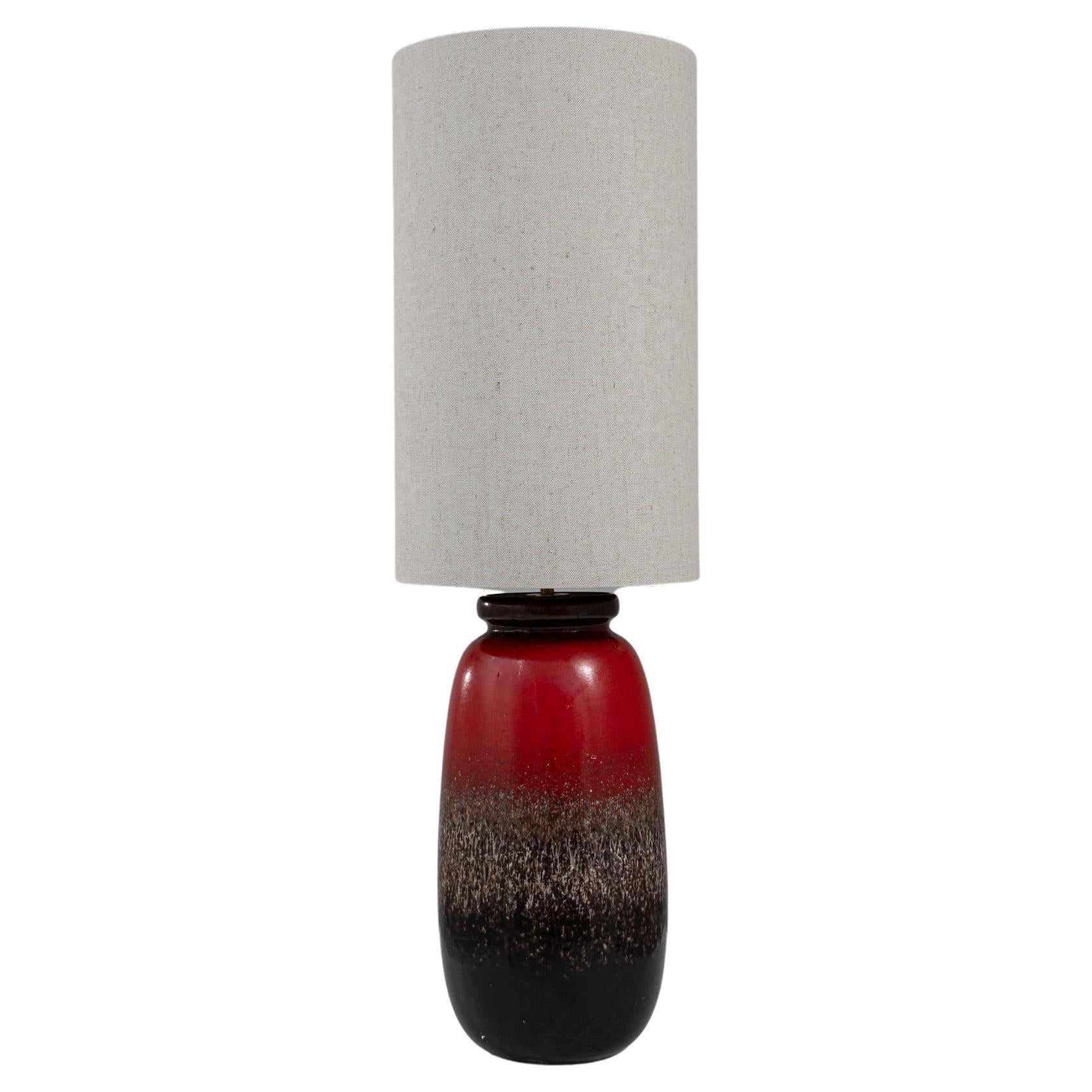 20th Century German Ceramic Table Lamp