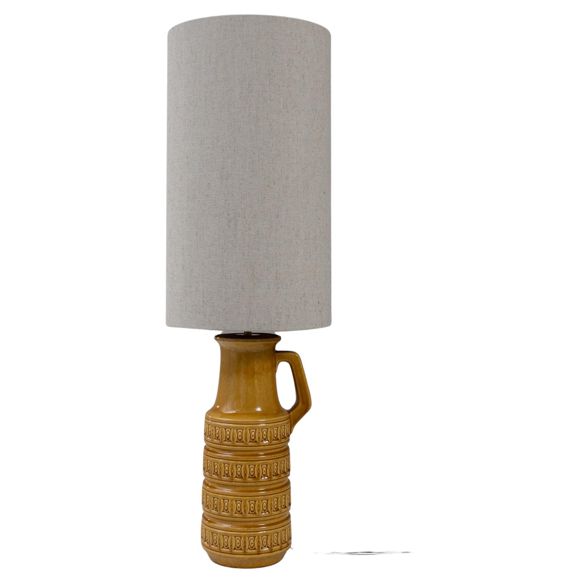 Lampada da tavolo in ceramica tedesca del XX secolo