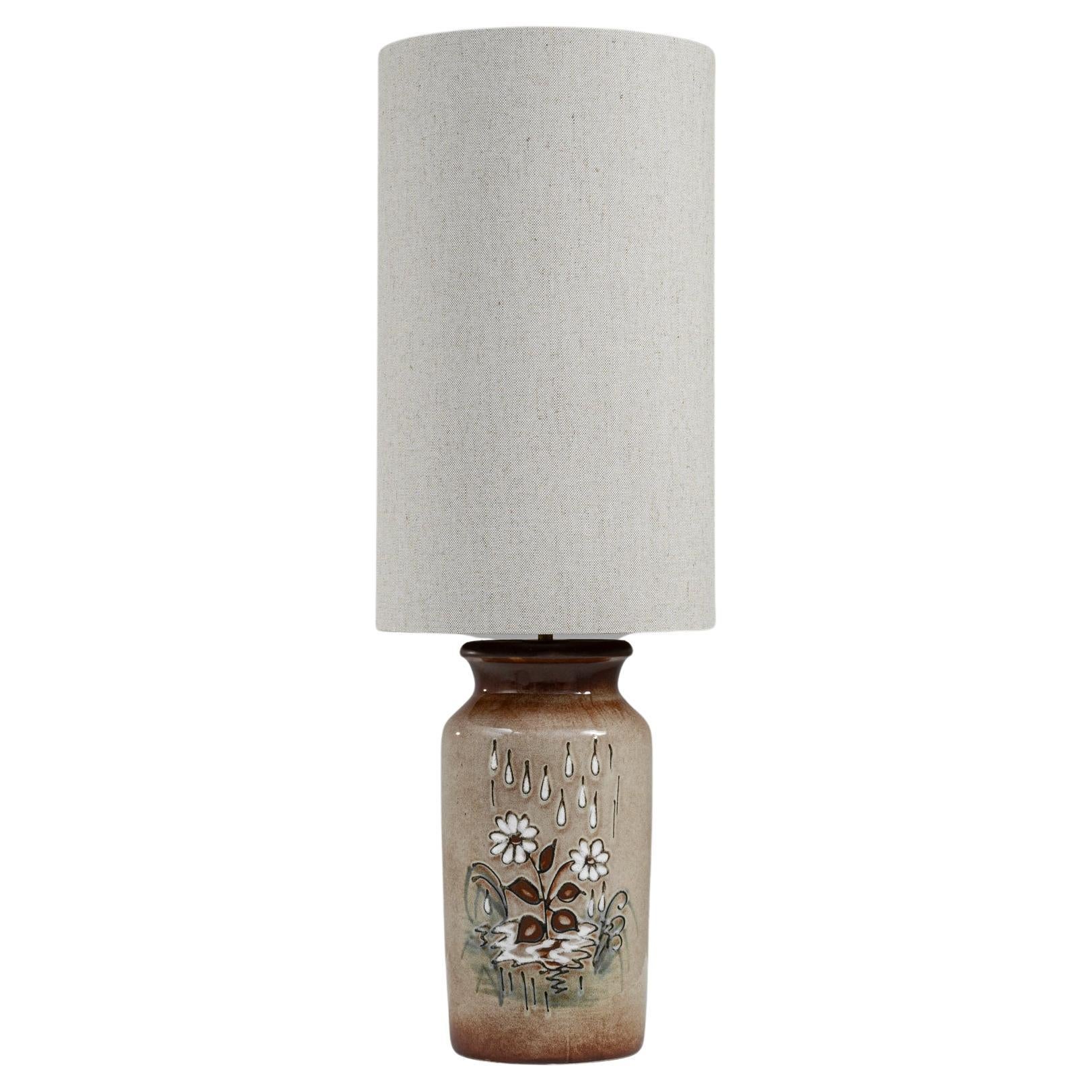 20th Century German Ceramic Table Lamp