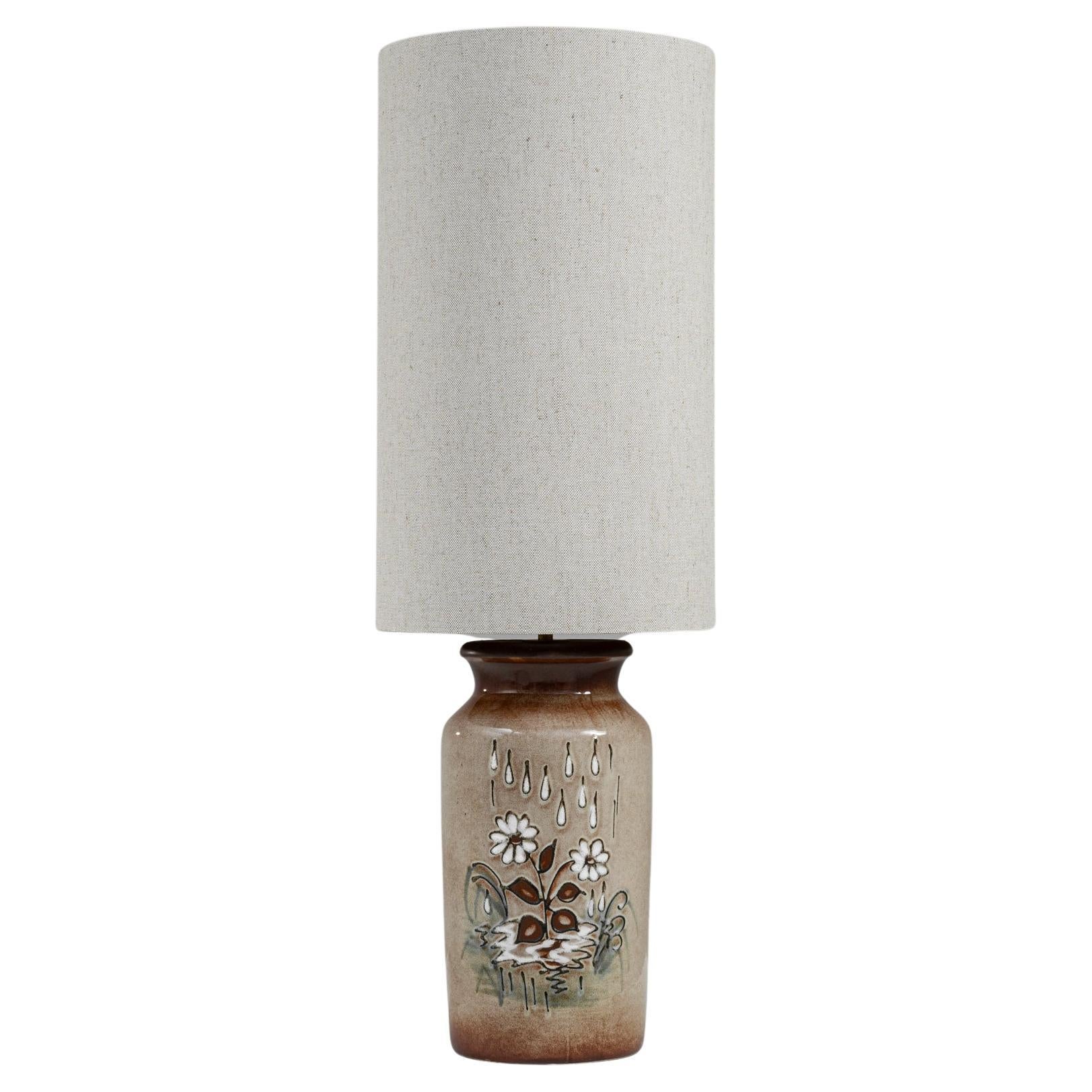 20th Century German Ceramic Table Lamp