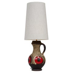20th Century German Ceramic Table Lamp