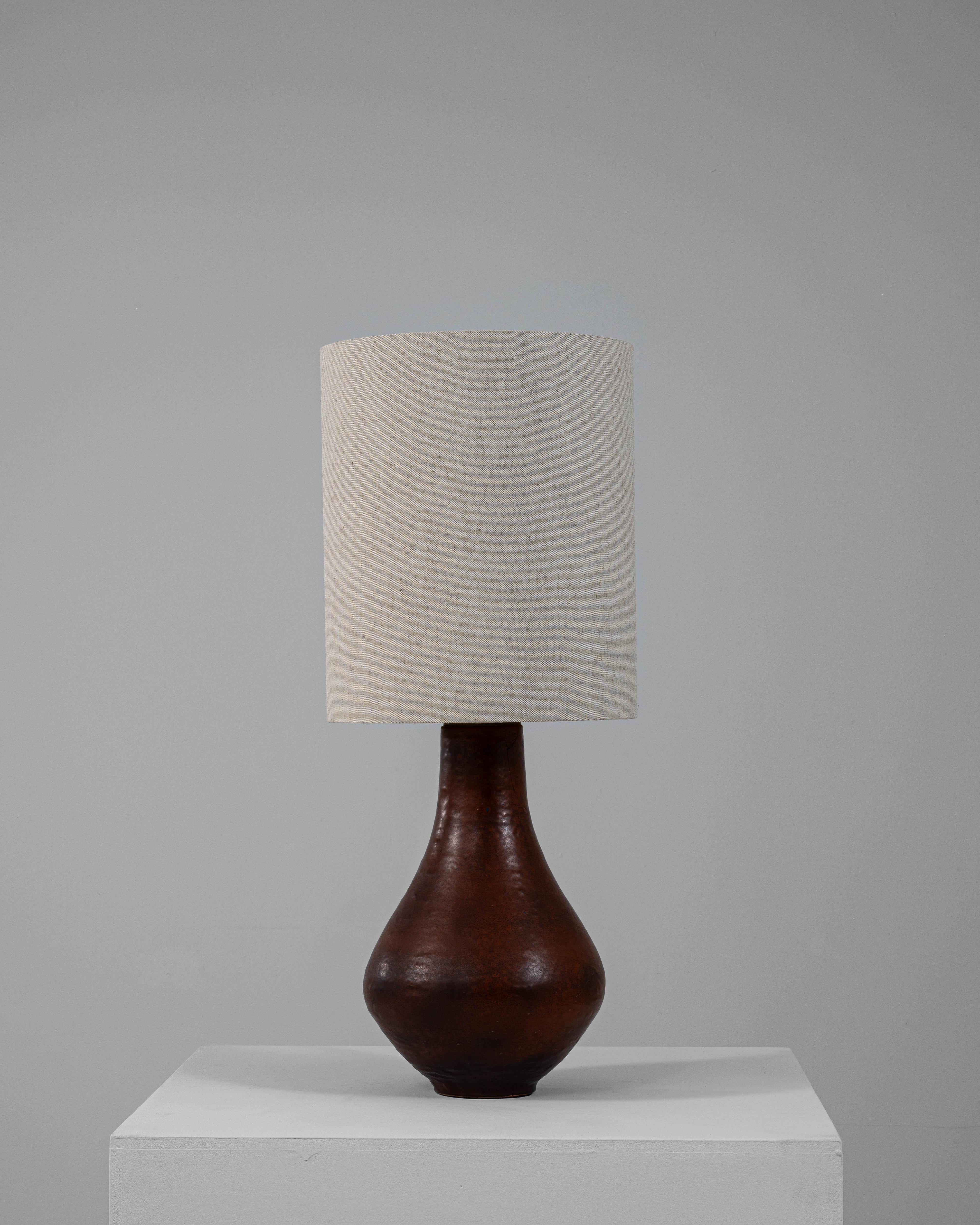 20ième siècle Lampe de table en céramique allemande du 20e siècle avec poignée en vente