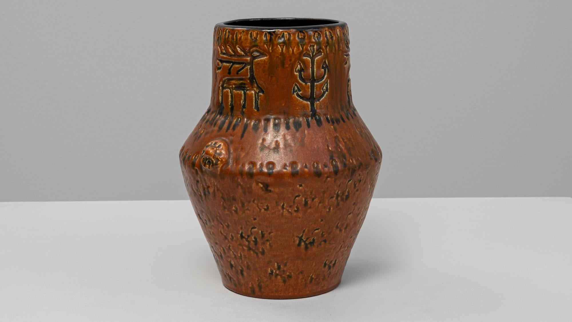 Vaso in ceramica tedesca del XX secolo in vendita 2