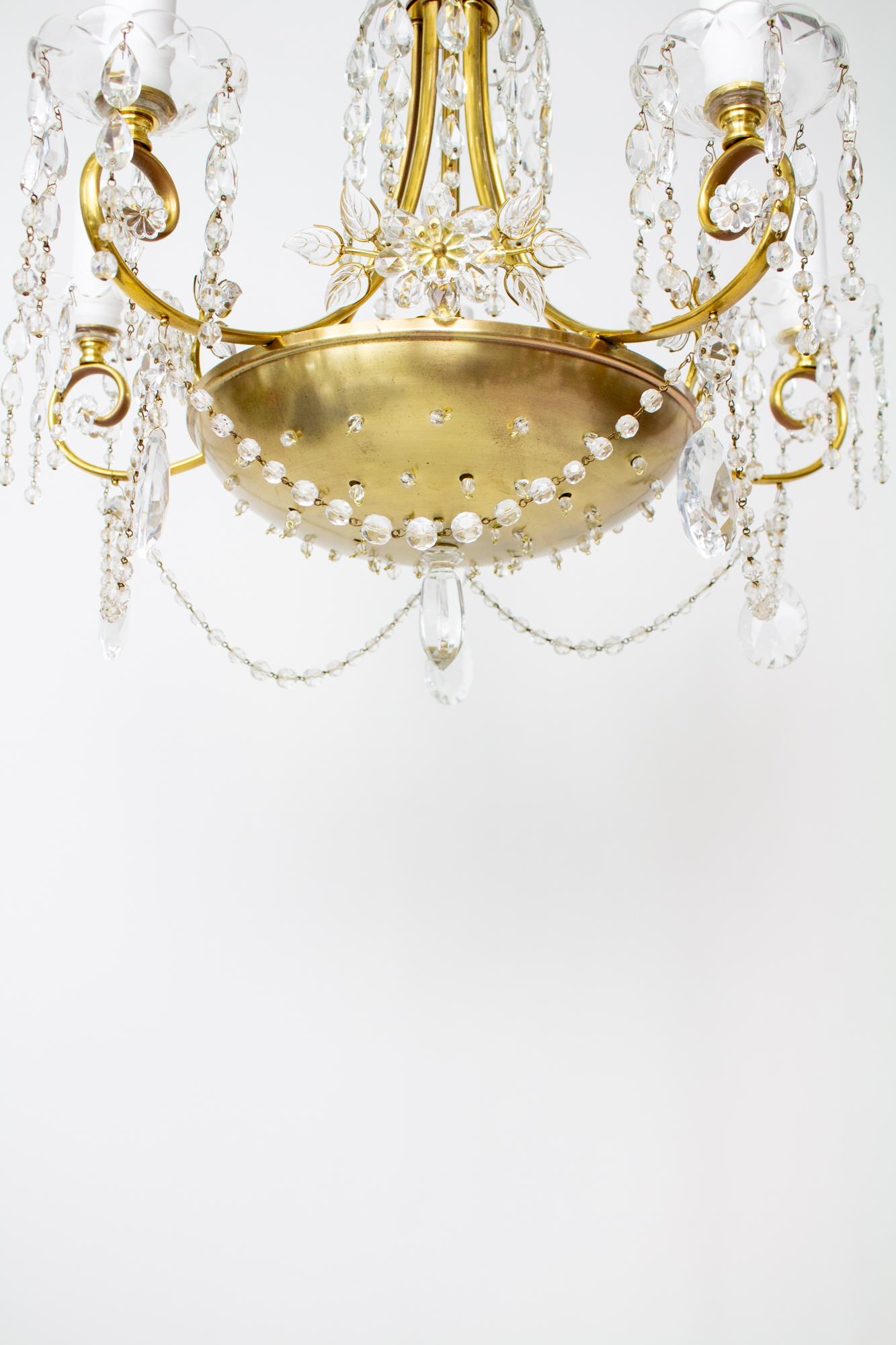 20th Century German Crystal Maison Bagues Style Chandelier For Sale 5