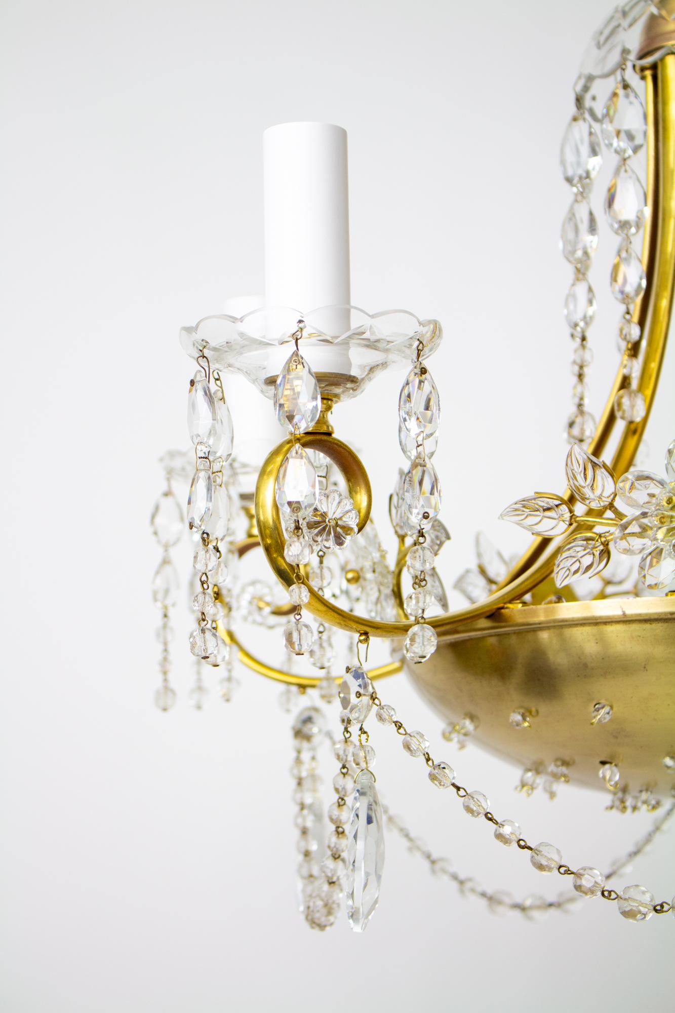 20th Century German Crystal Maison Bagues Style Chandelier For Sale 2