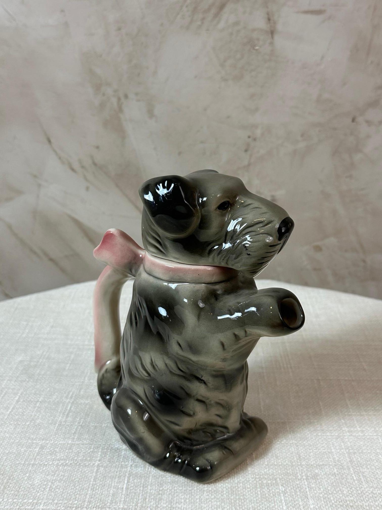Tetera de porcelana alemana del siglo XX Perro, años 50 en Bueno estado para la venta en LEGNY, FR