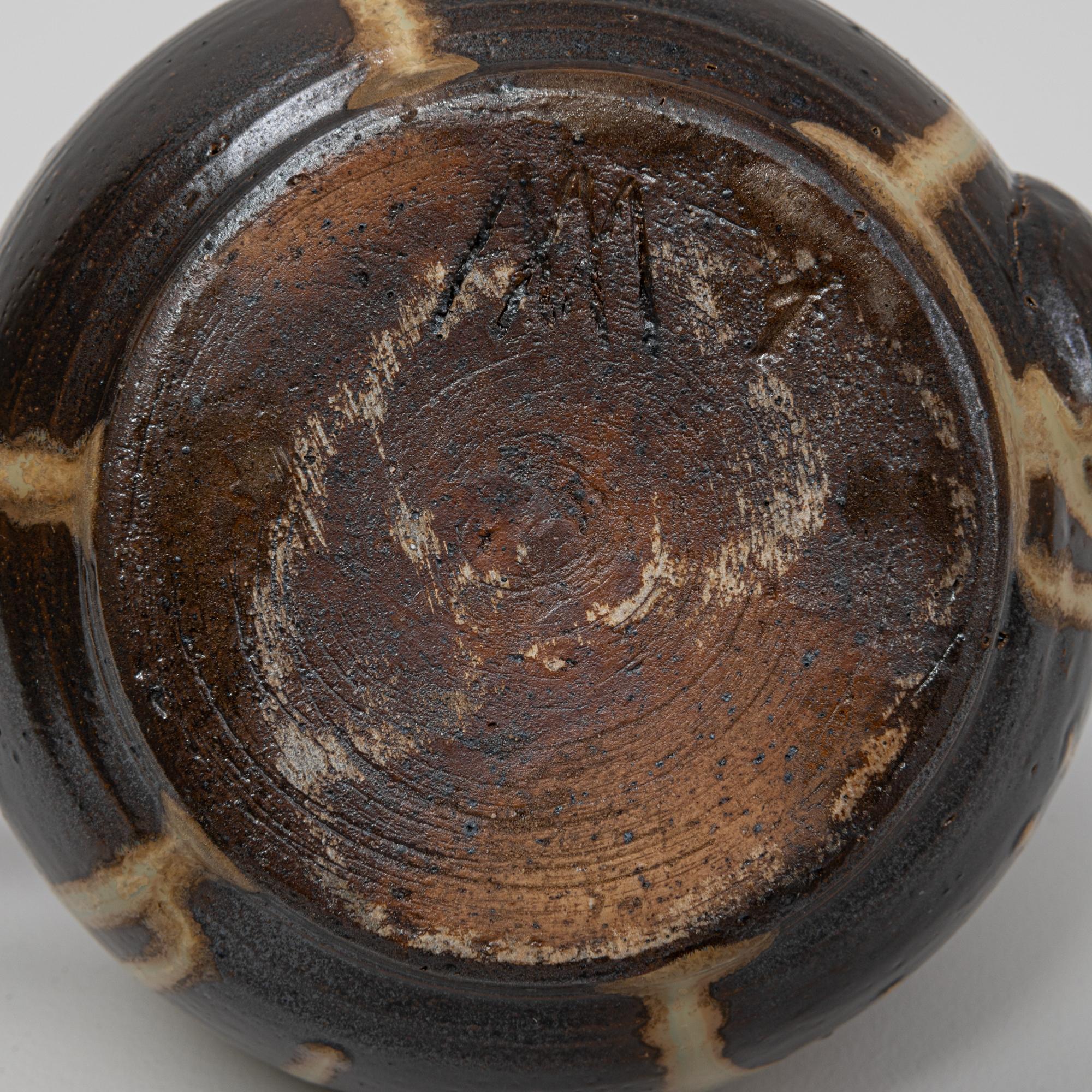 Pichet en céramique à glaçure goutte à goutte avec couvercle, Allemagne, 20e siècle en vente 6