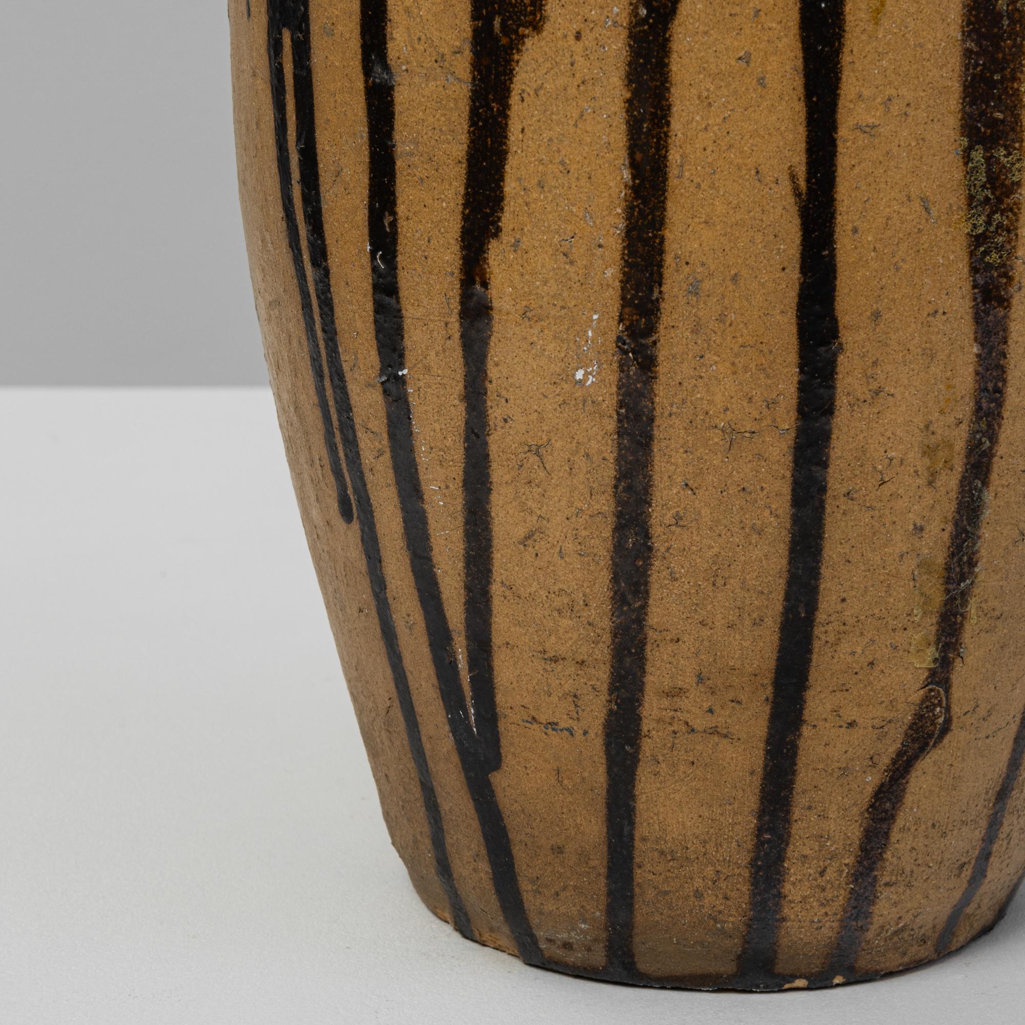 Vase en céramique à glaçure goutte à goutte allemand du 20e siècle en vente 3