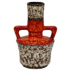 20th Century German Fat Lava Ceramic Vase