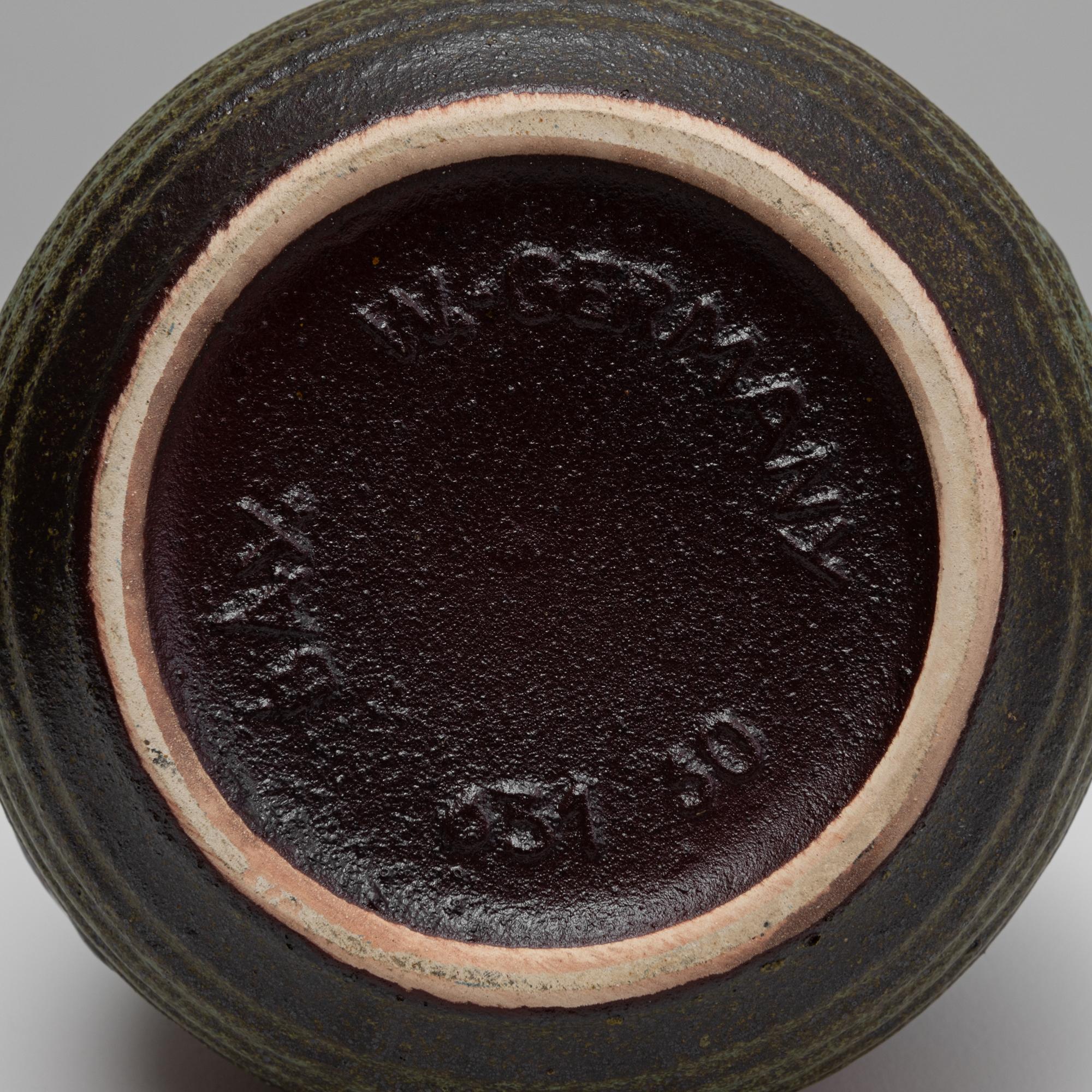 Brocca in ceramica tedesca del XX secolo con lava grassa della Germania occidentale in vendita 6