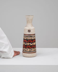 20th Century German Glazed Ceramic Vase - Antique Decorative Object