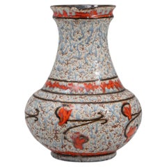 20th Century German Glazed Ceramic Vase - Antique Decorative Object