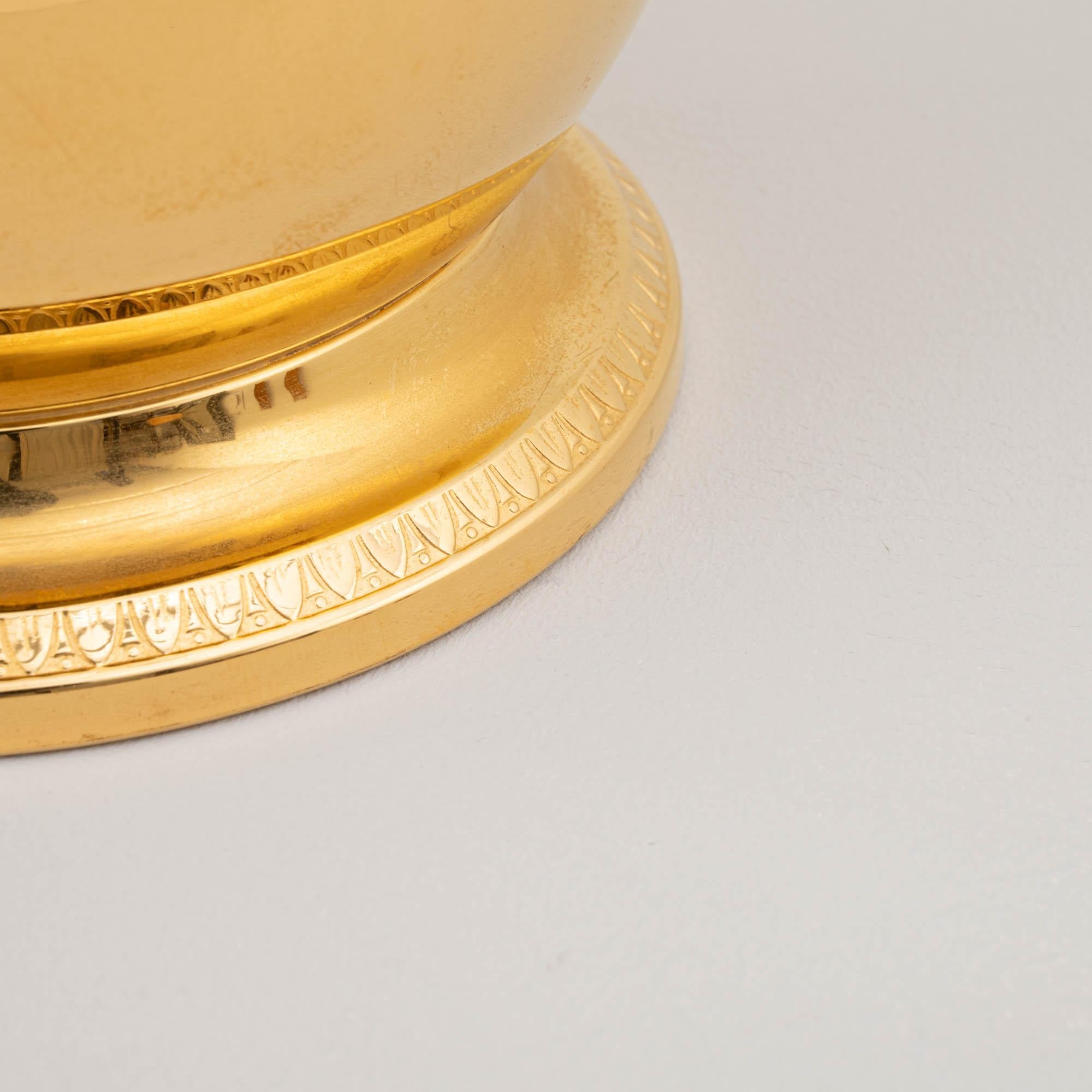 20th Century German Gold Plated Ice Bucket 6