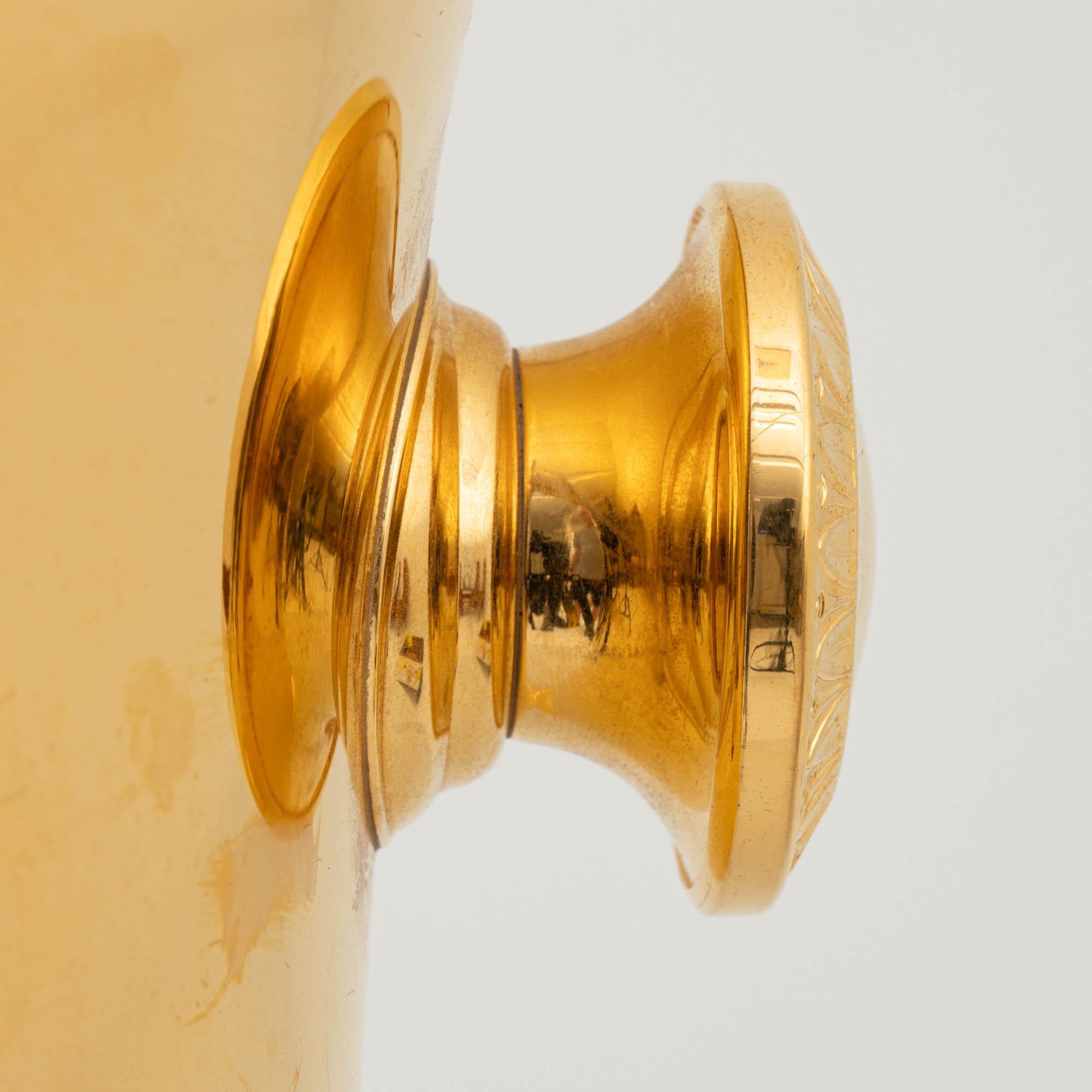 20th Century German Gold Plated Ice Bucket 5
