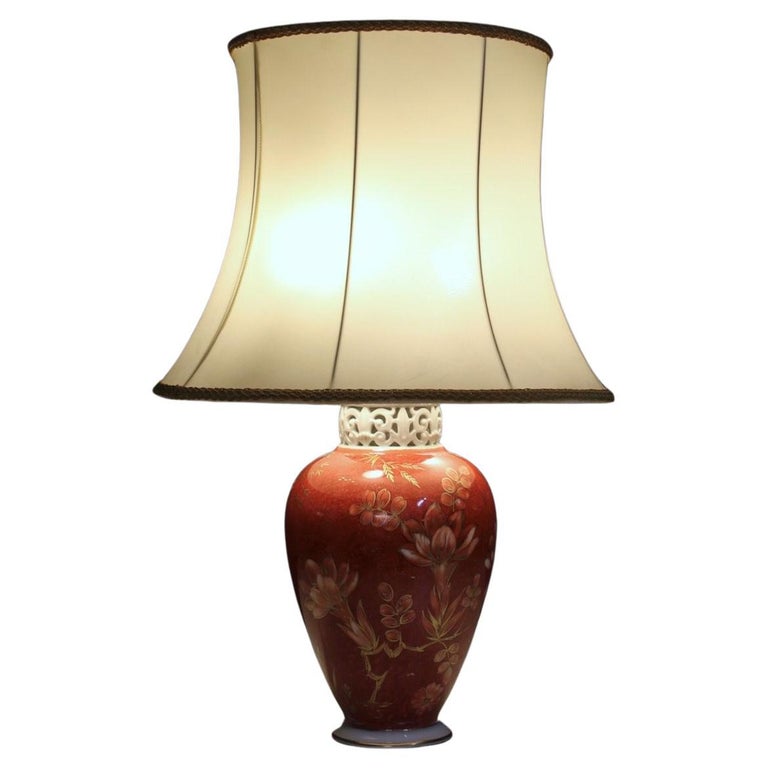 Lampe De Table Rosenthal – Bol De Service Transformé – Pièce Unique – Fabrication Allemande