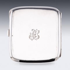 20th Century German Hand Painted Enamel Erotic Cigarette Case, c.1910