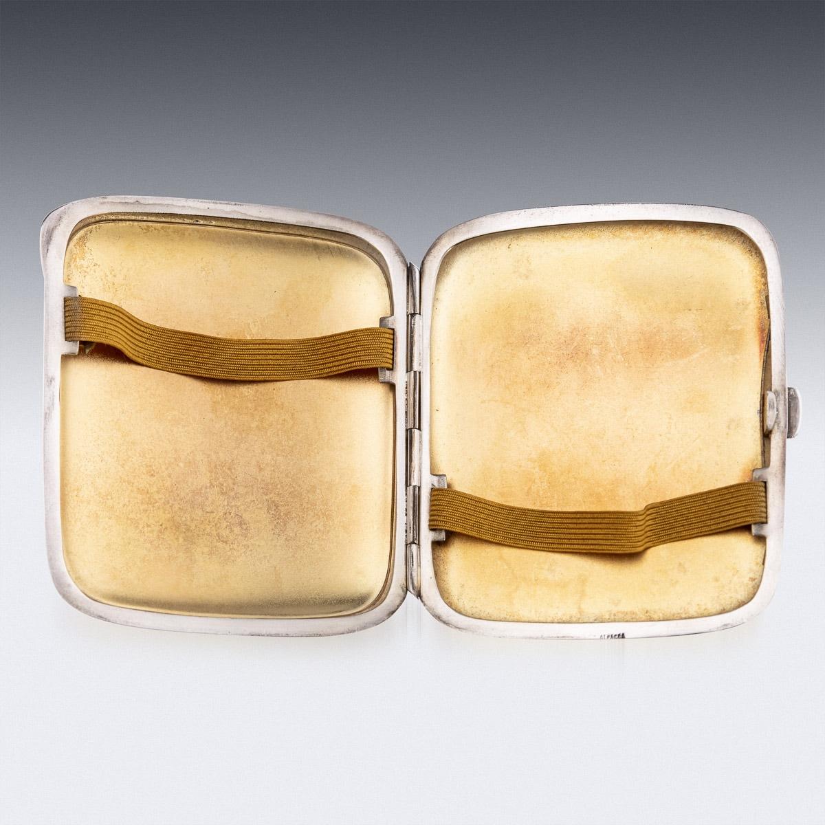 20th Century German Hand Painted Enamel Erotic Cigarette Case, c.1910 1
