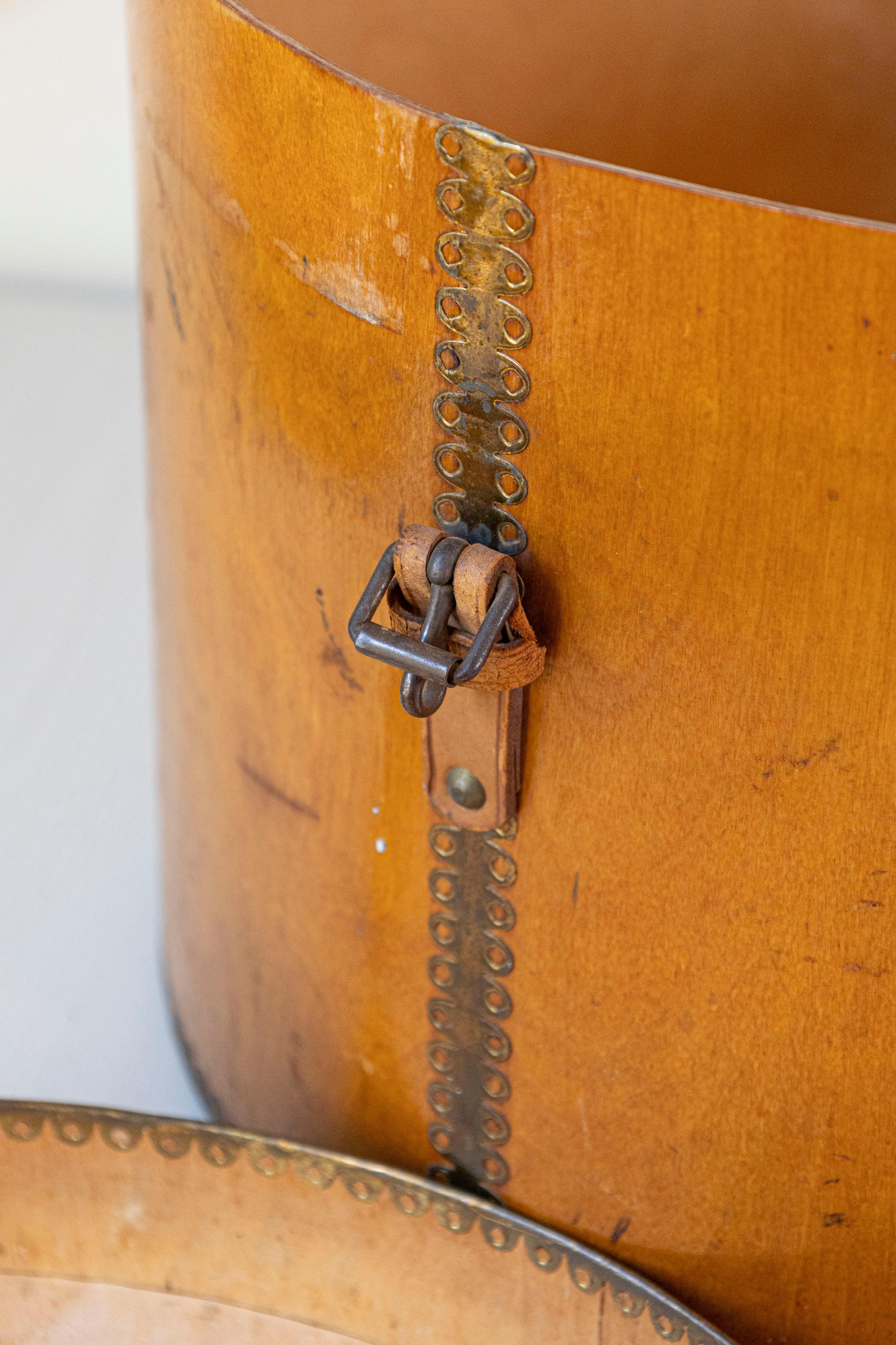 Metal 20th Century German Hat Box For Sale