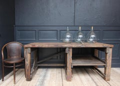 20th Century German Industrial Work Table