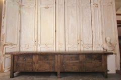 20th Century German Industrial Workbench with Doors and Drawers