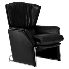 20th Century German Leather Armchair With Reclining Function By Jürgen Lange