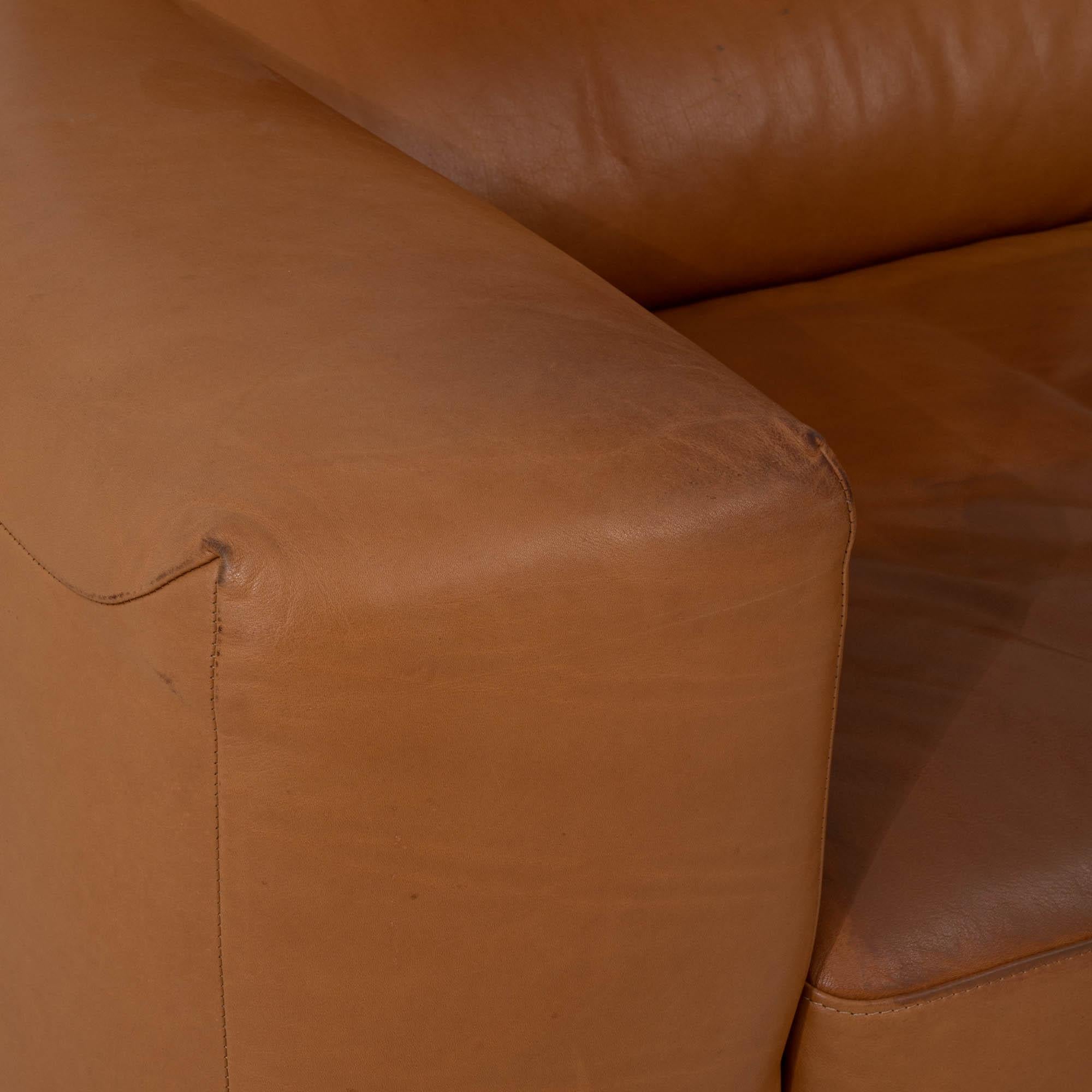 20th Century German Leather Corner Sofa 6