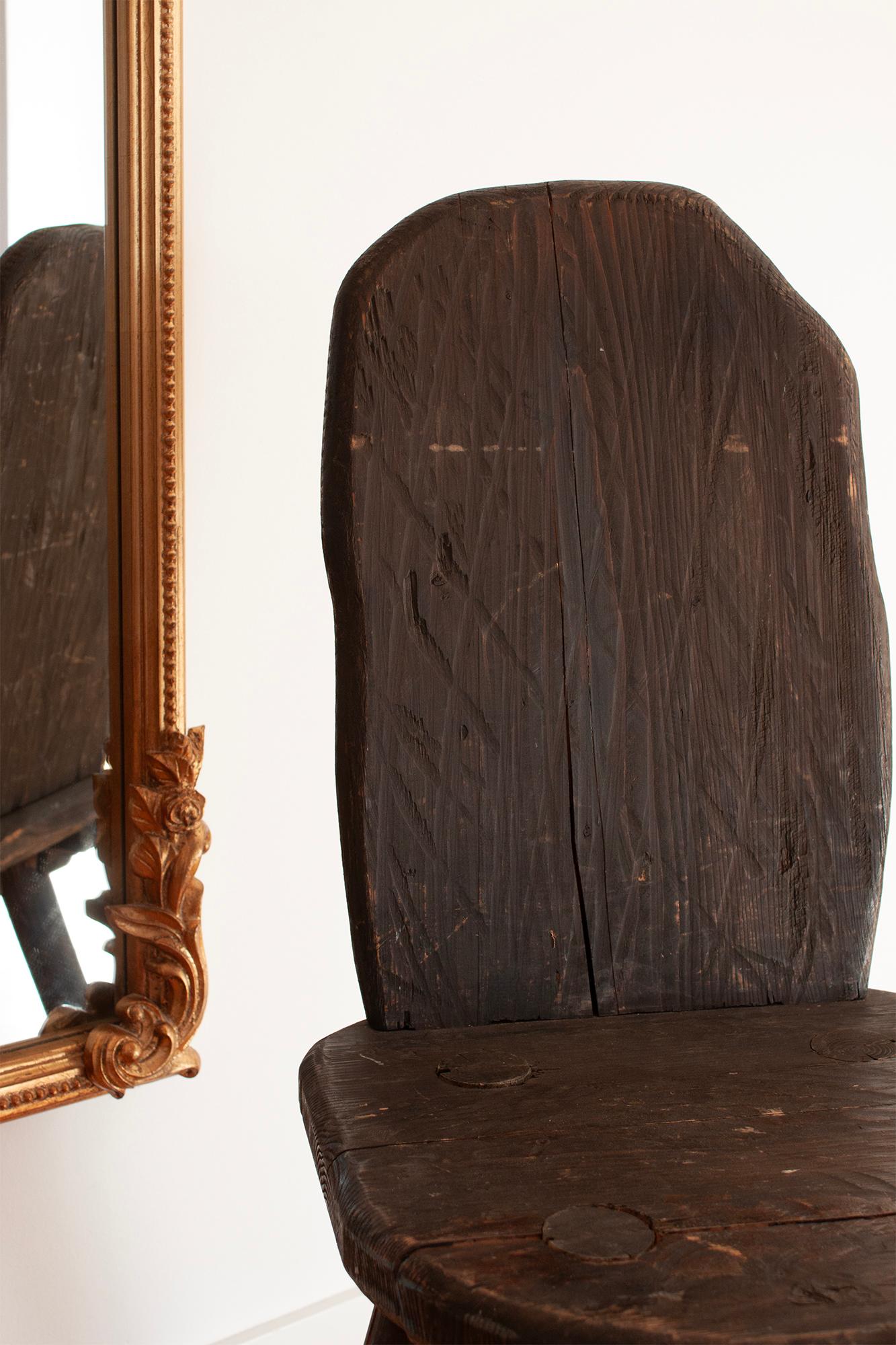 20th century German made Brutalist Chair For Sale 4
