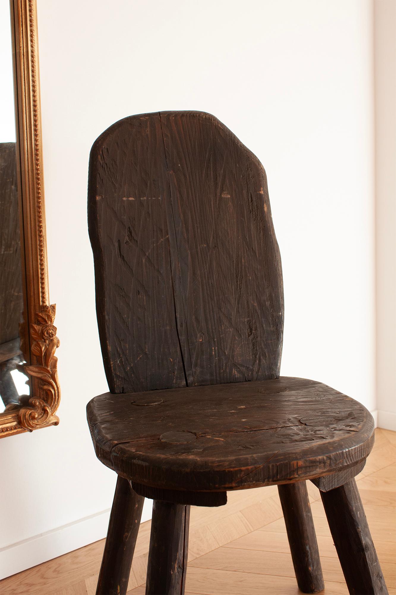20th century German made Brutalist Chair For Sale 5