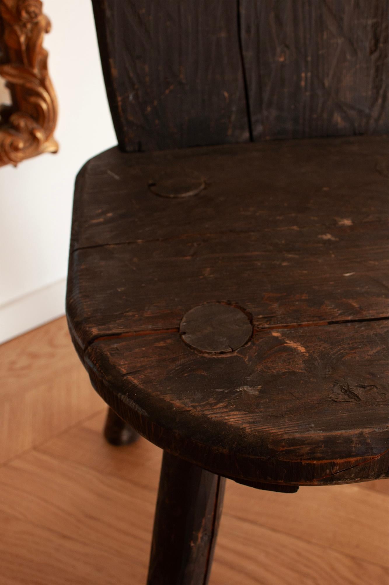 20th century German made Brutalist Chair For Sale 7