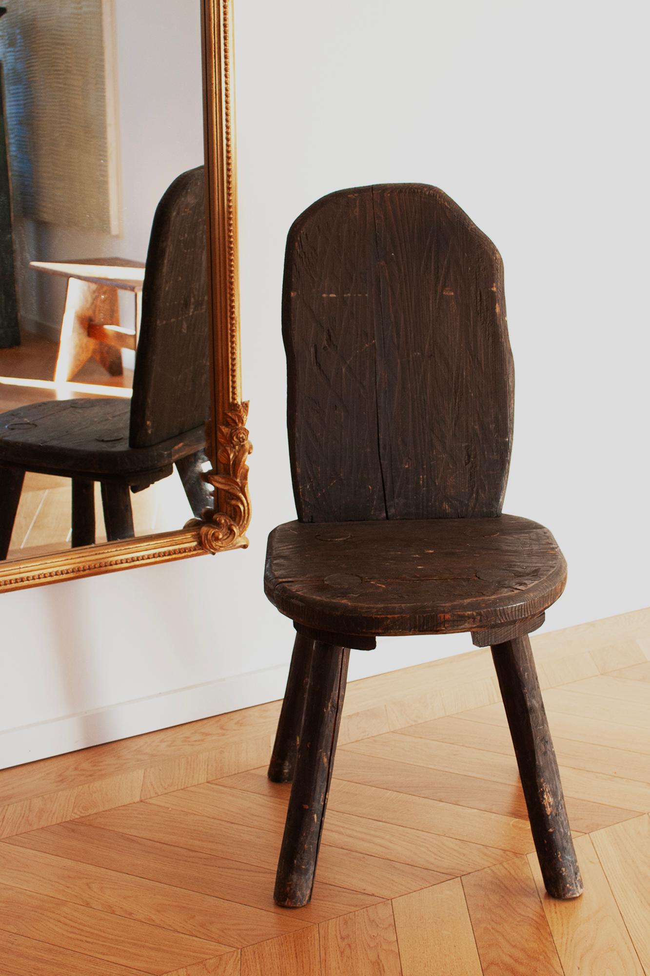 20th Century 20th century German made Brutalist Chair For Sale