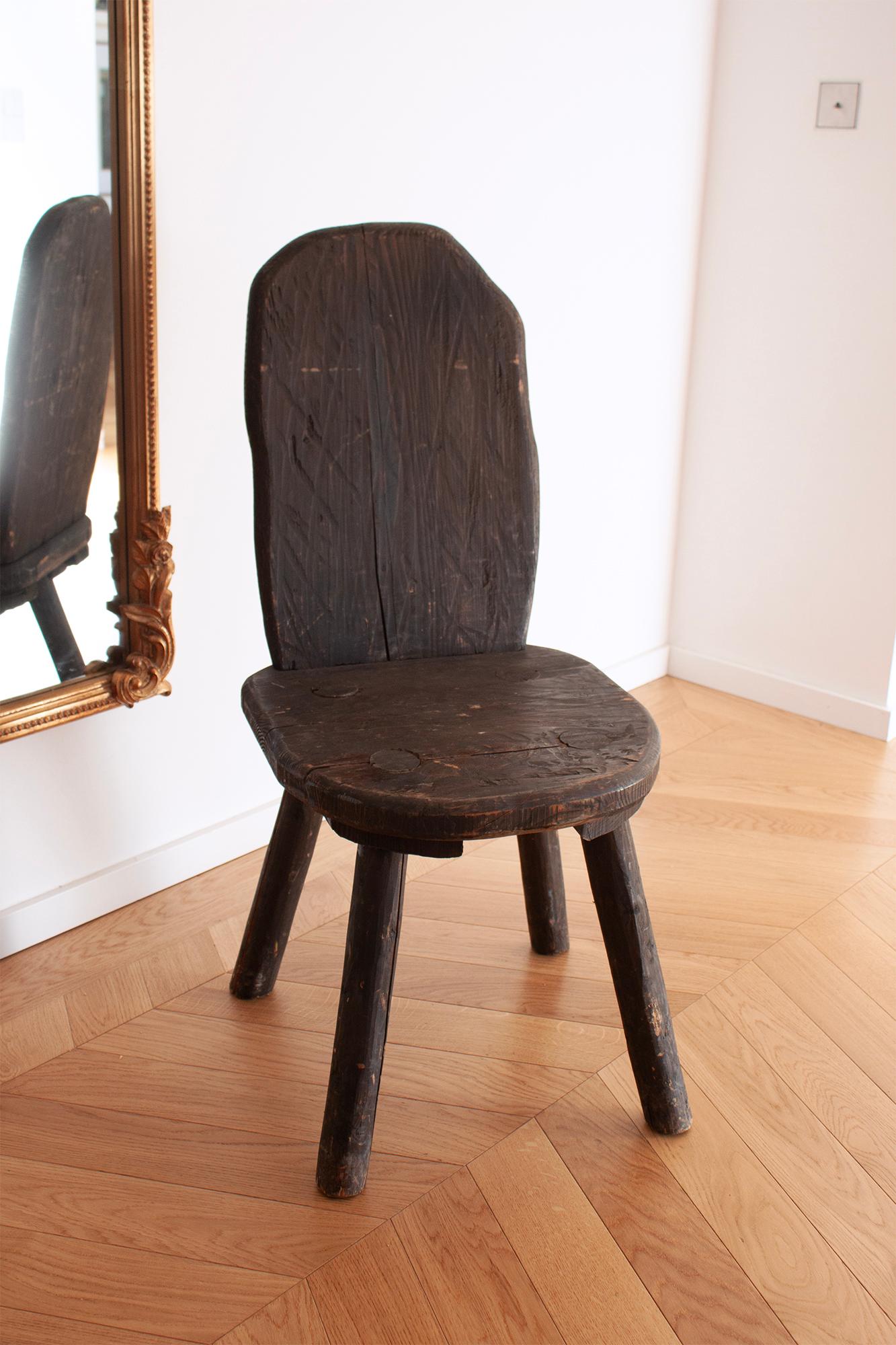 20th century German made Brutalist Chair For Sale 2