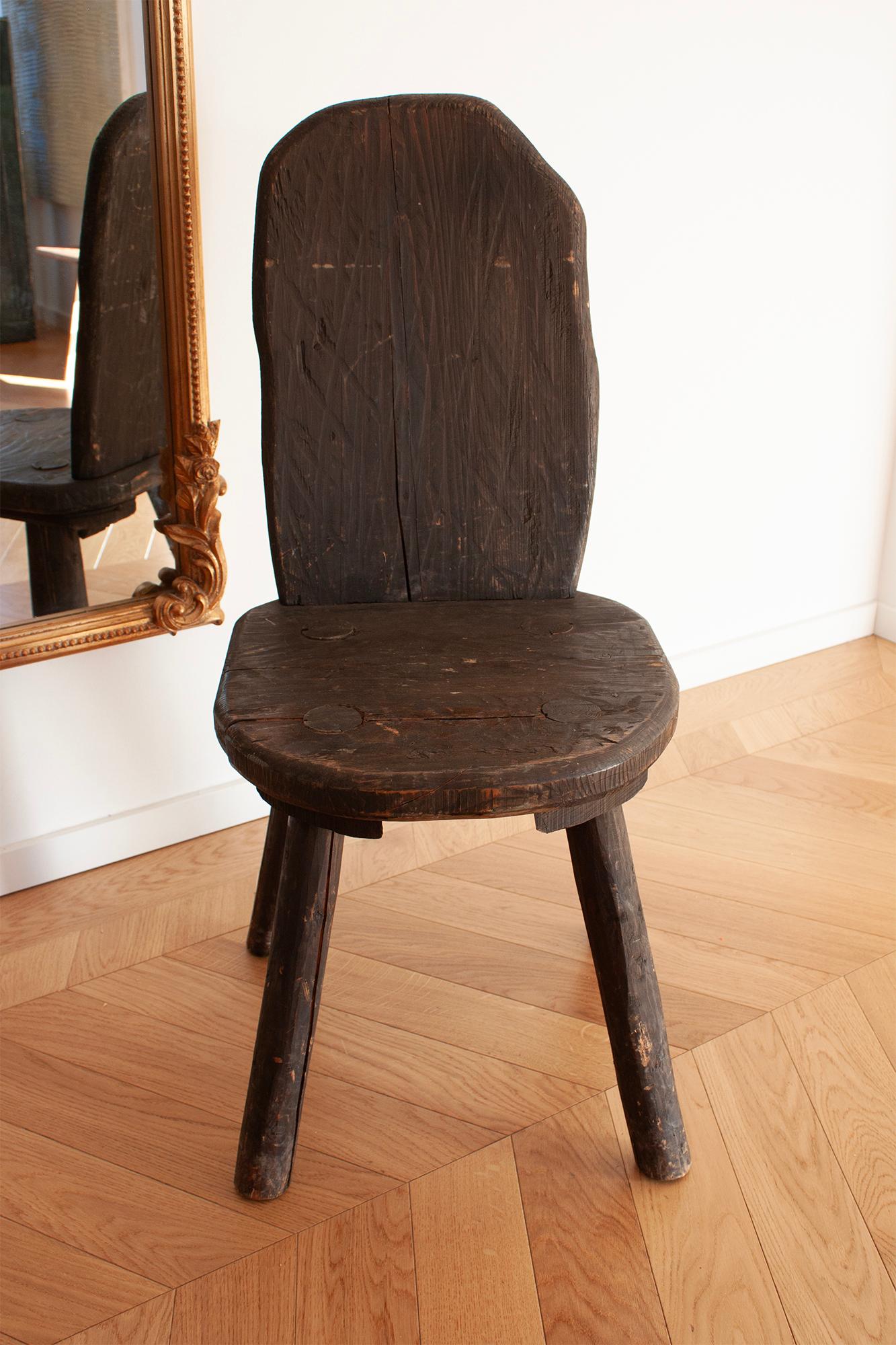 20th century German made Brutalist Chair For Sale 3