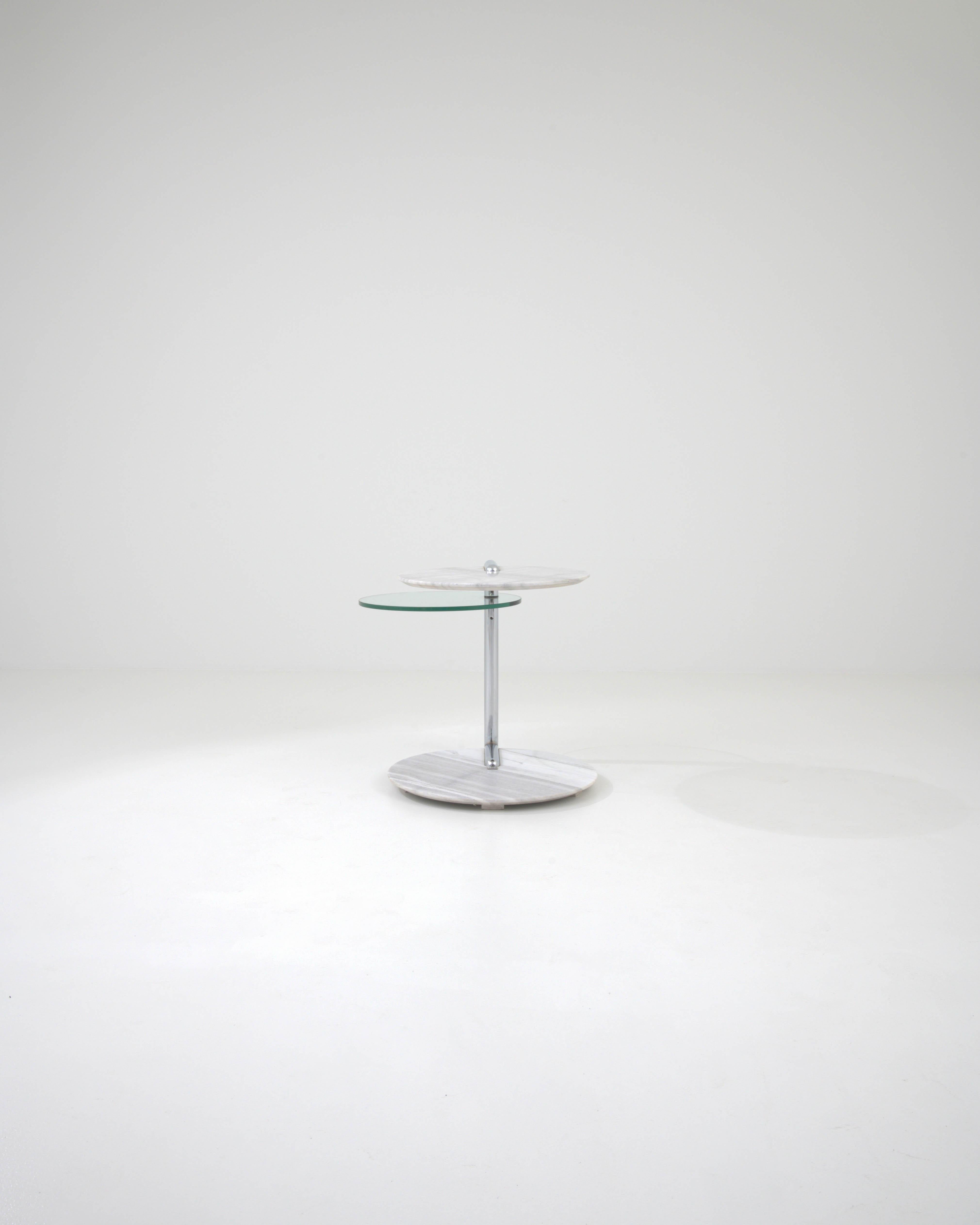 20th Century German Marble & Glass Coffee Table By Rolf Benz 1
