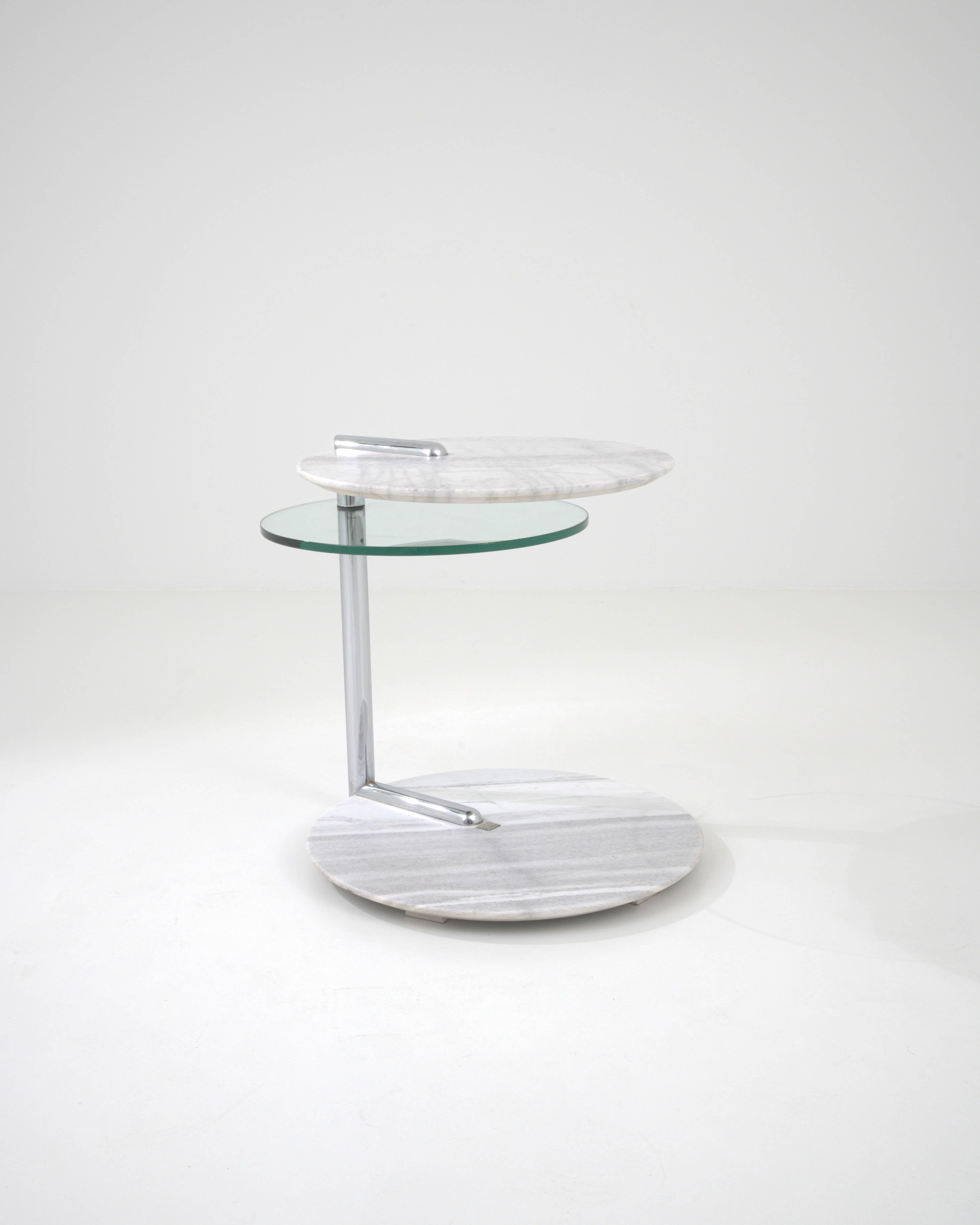 20th Century German Marble & Glass Coffee Table By Rolf Benz 5