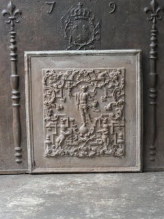 20th Century German 'Mercury' Fireback / Backsplash. Victorian Style.