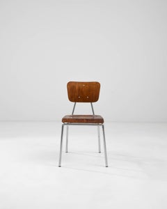 20th Century German Metal and Wooden Chair