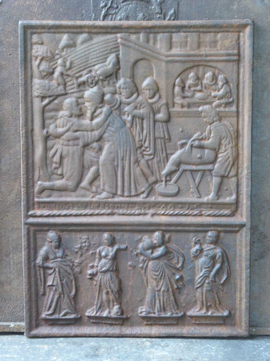 Gothic 20th Century German 'Parable of the Prodigal Son' Fireback