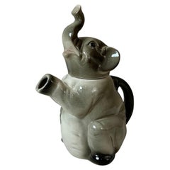 Teiera Elefante in porcellana tedesca del XX secolo, anni '50